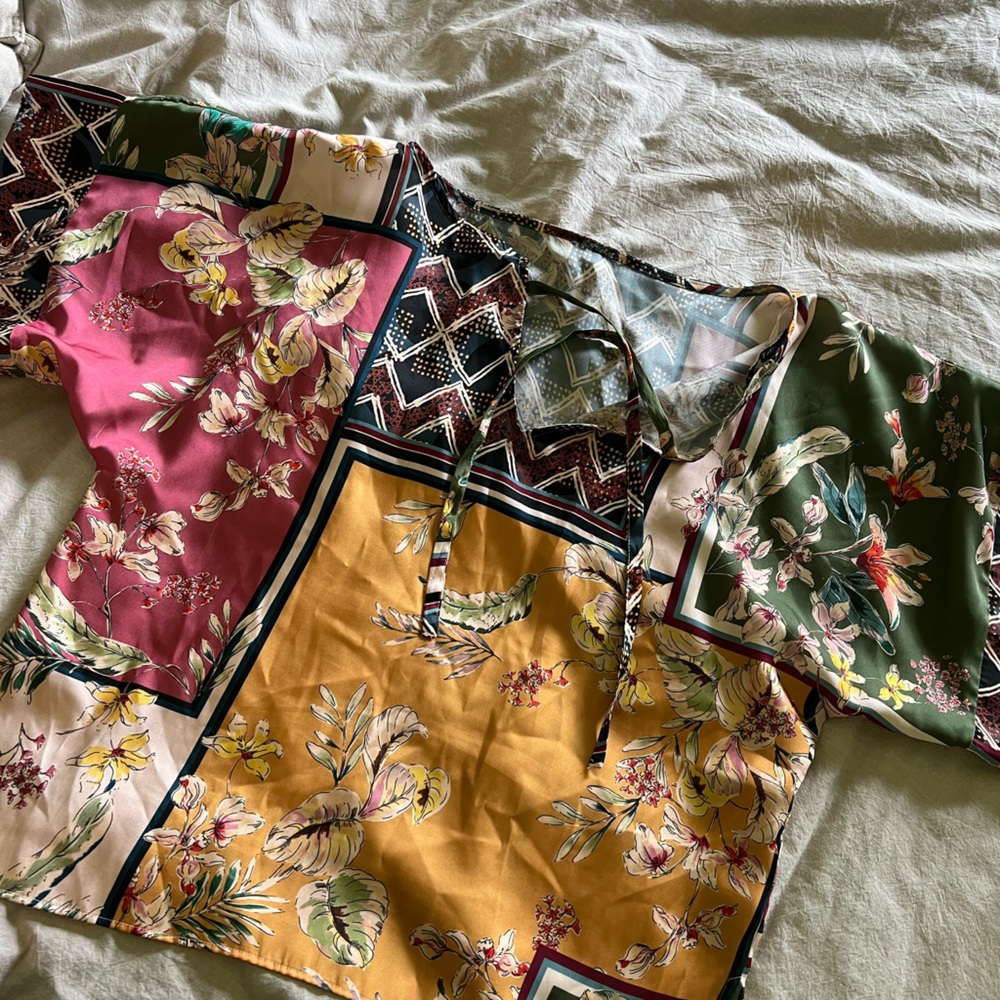 Zara Basic Multicolor Dress